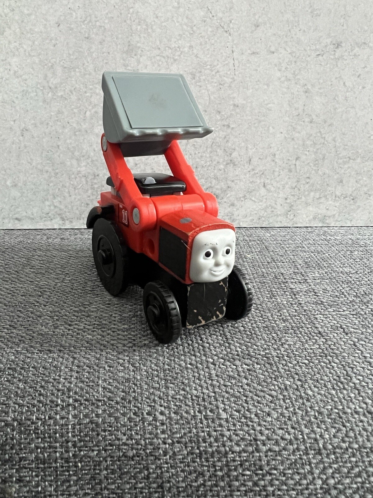 Thomas The Train Wooden Railway Fisher Price Jack Bulldozer Good Condition