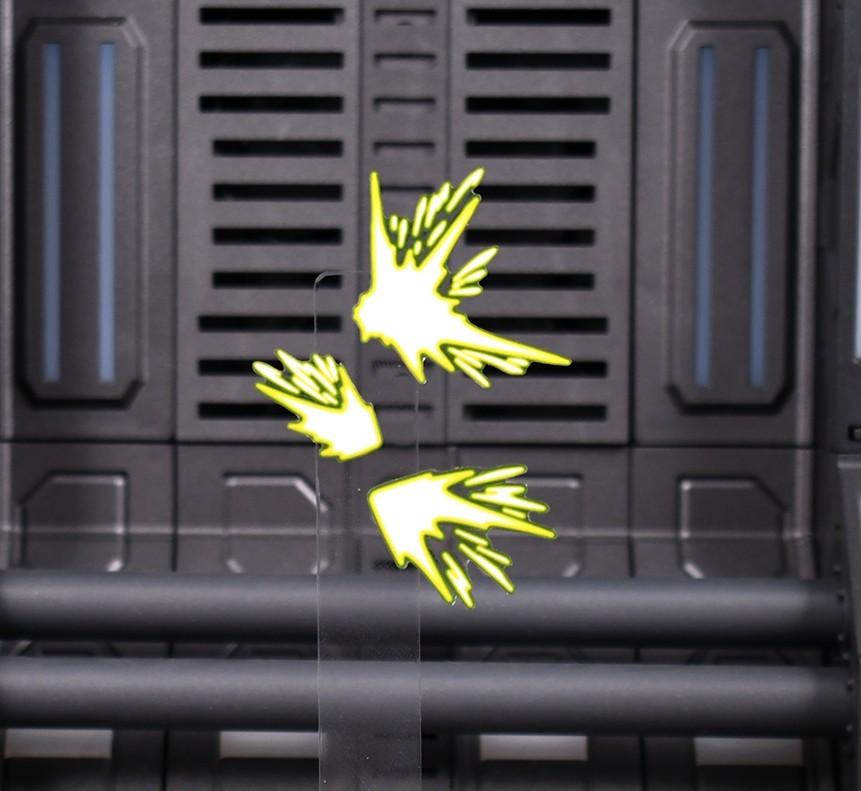 Blast Ricochet Effect Set for ~1/12 or six inch action figures – 3 piece set