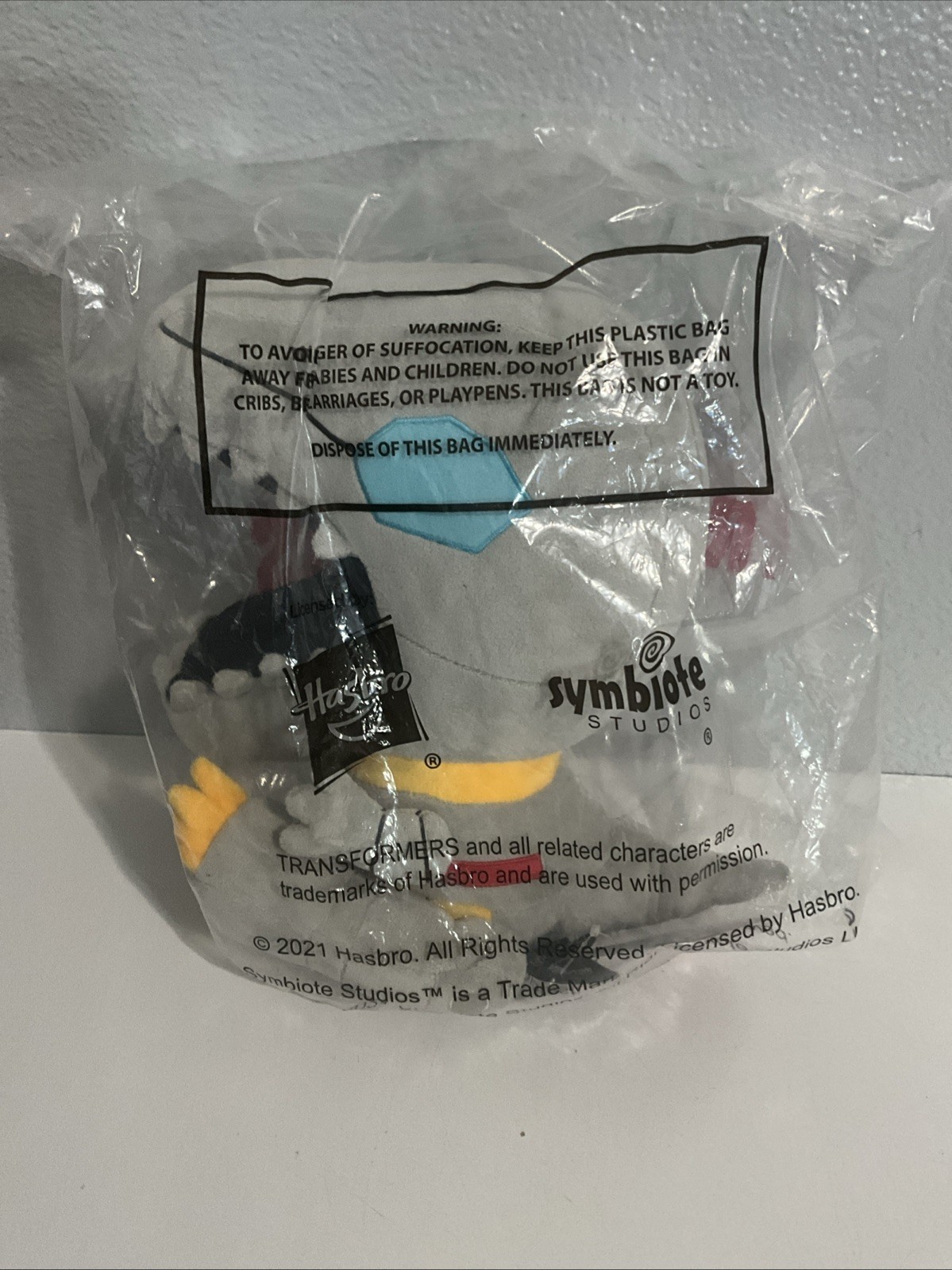 Symbiote Studios Transformers Grimlock Push 1st Edition Plushie ARCHIVED New