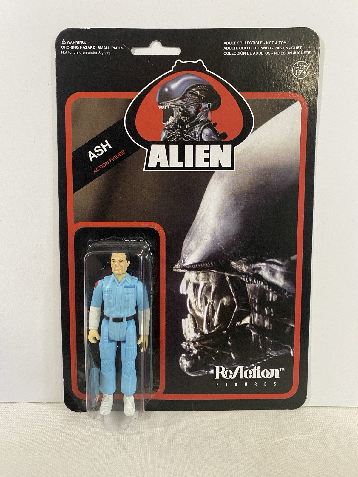 Alien ASH Figure 2013 Super7 ReAction retro 3 3/4&Prime; figure