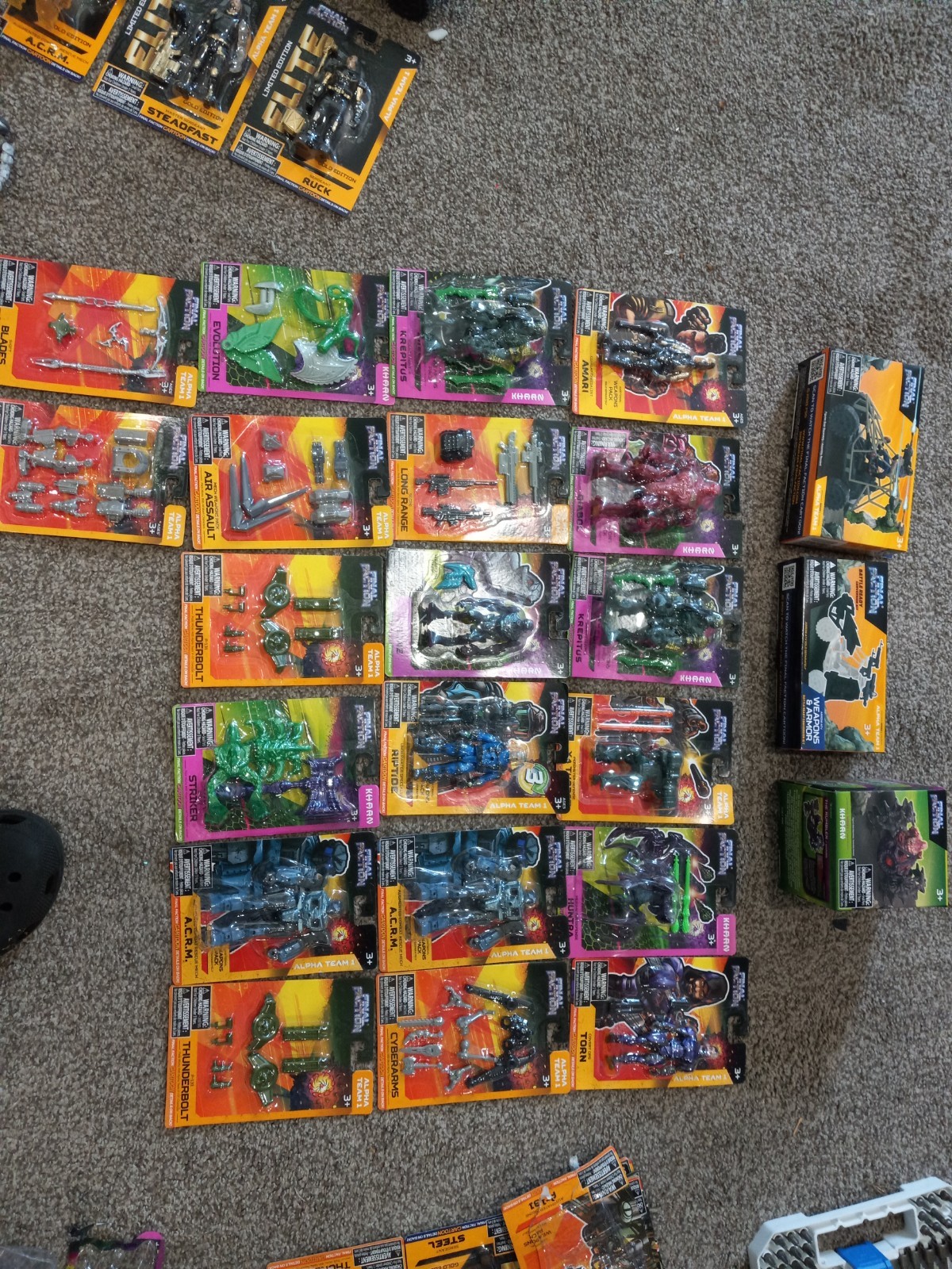 Final Faction Action Figure Toy Sealed Lot And Opened Figures