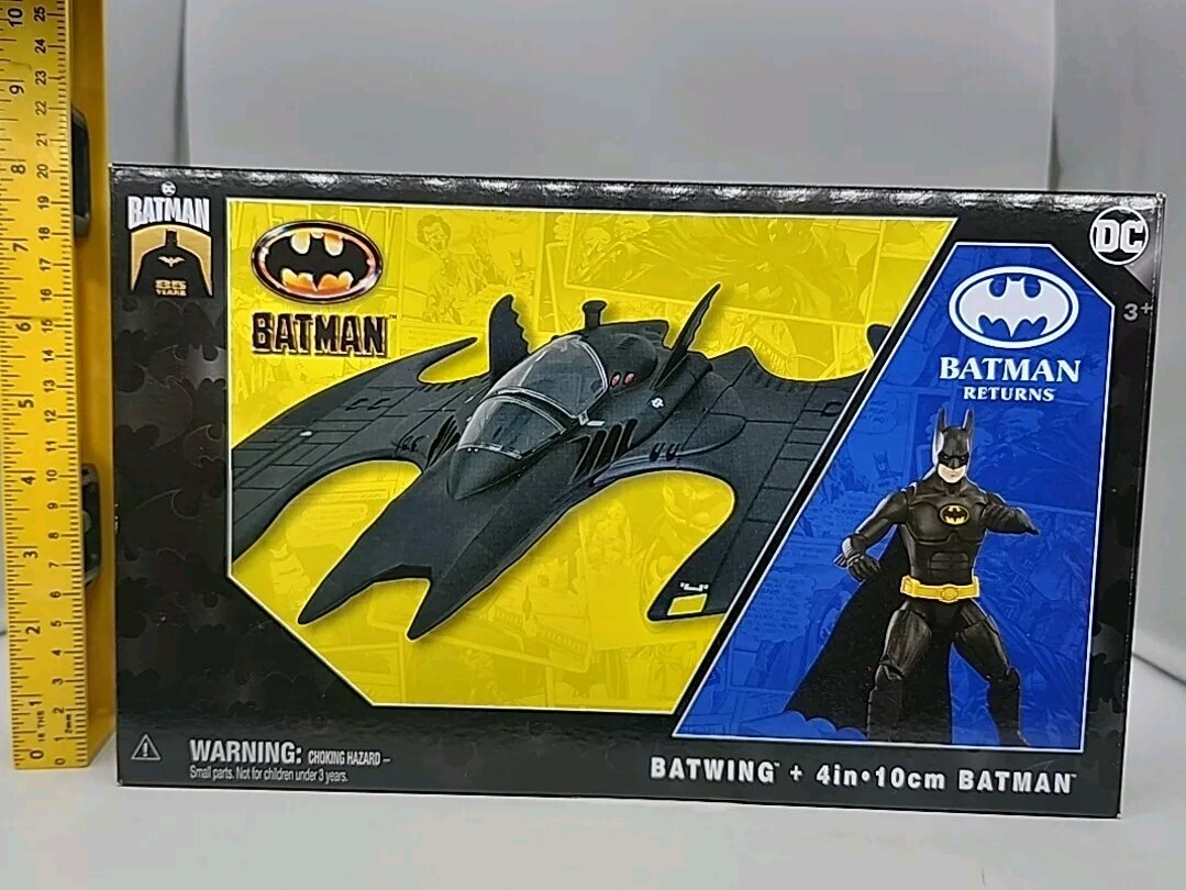 DC Spin Master Batman Returns Batwing & 4 » Figure 85 Yrs Keaton Limited Edition