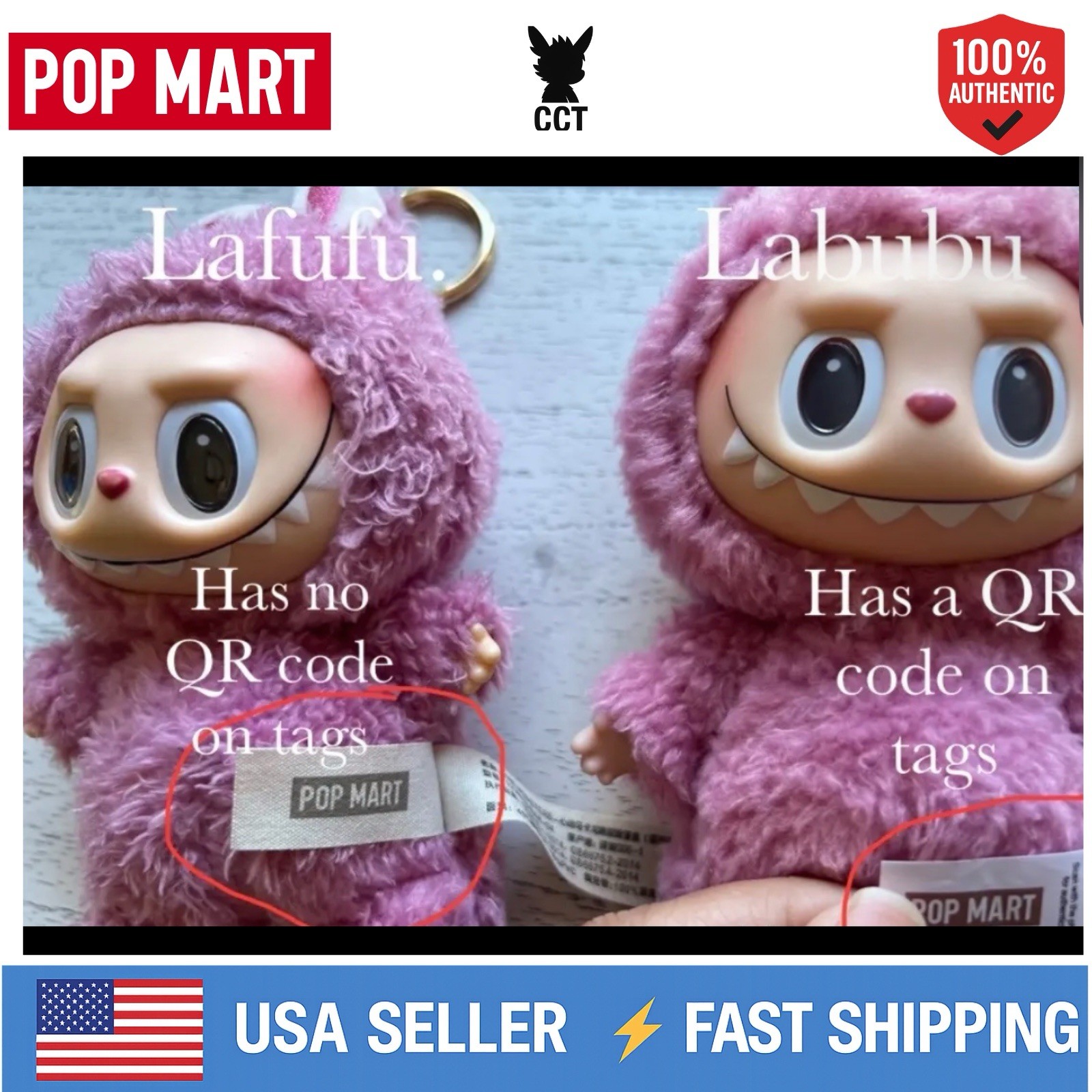 * USA * NEW Authentic Labubu Monsters Exciting Macaron vinyl (Single Blind Box)