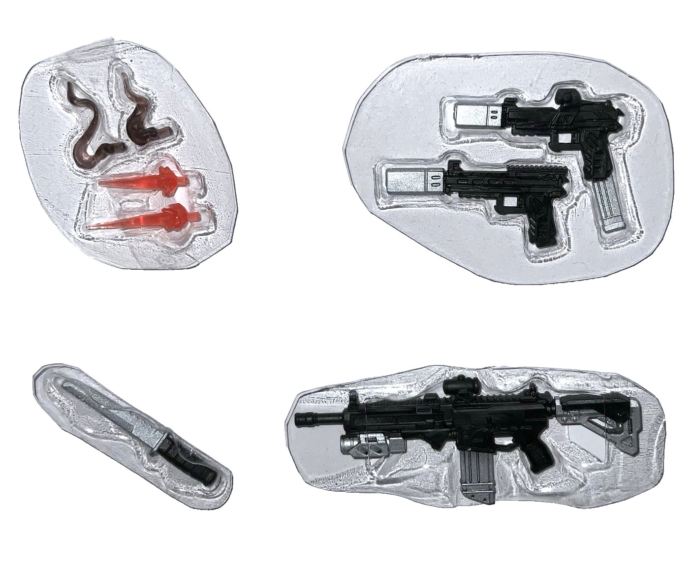 Marvel Legends SHIELD AGENT WEAPON LOT Knife Rifle Effects 6&Prime; Figure Series
