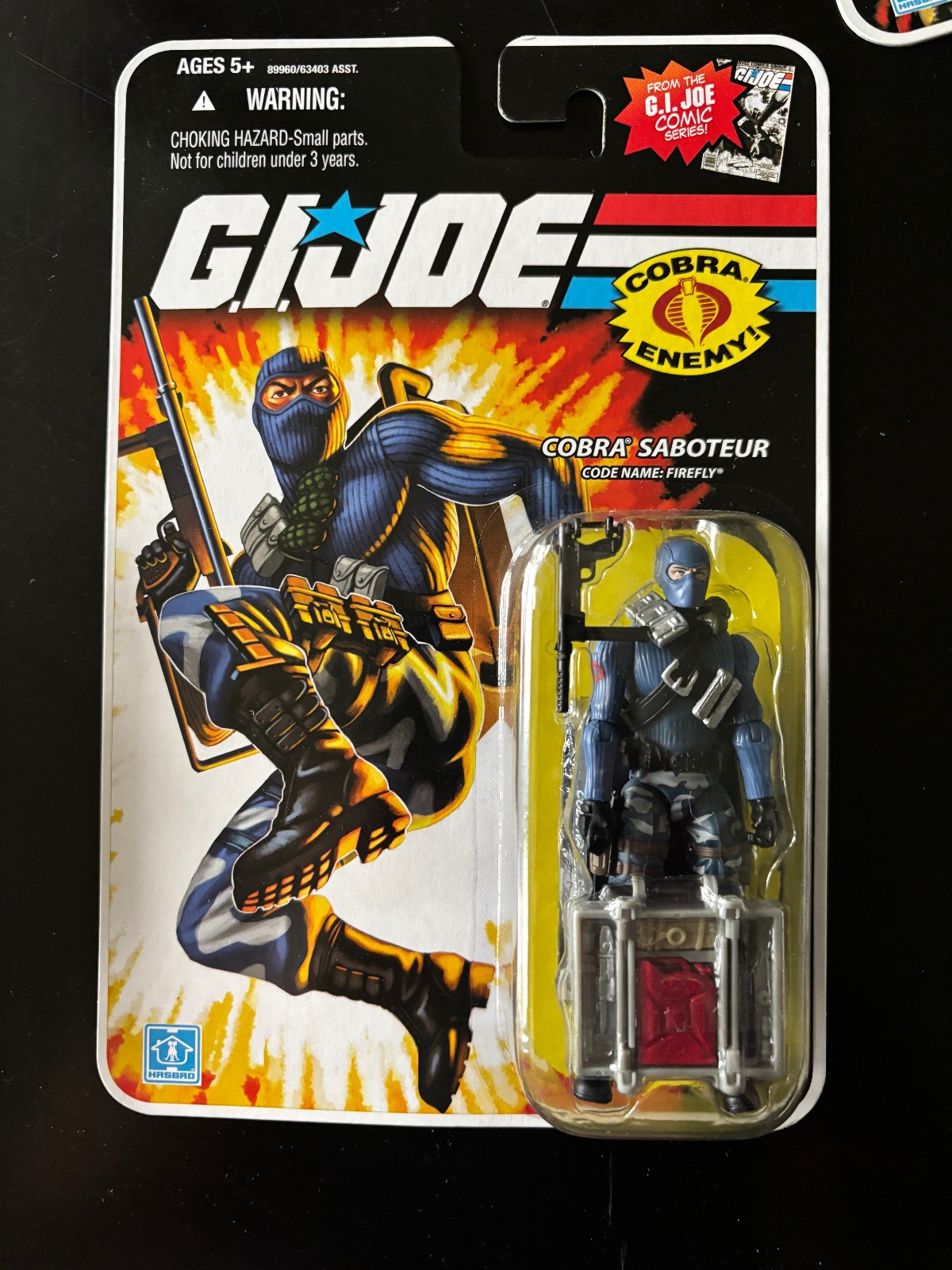 GI Joe 3.75” 25th Comic Series Firefly MOC