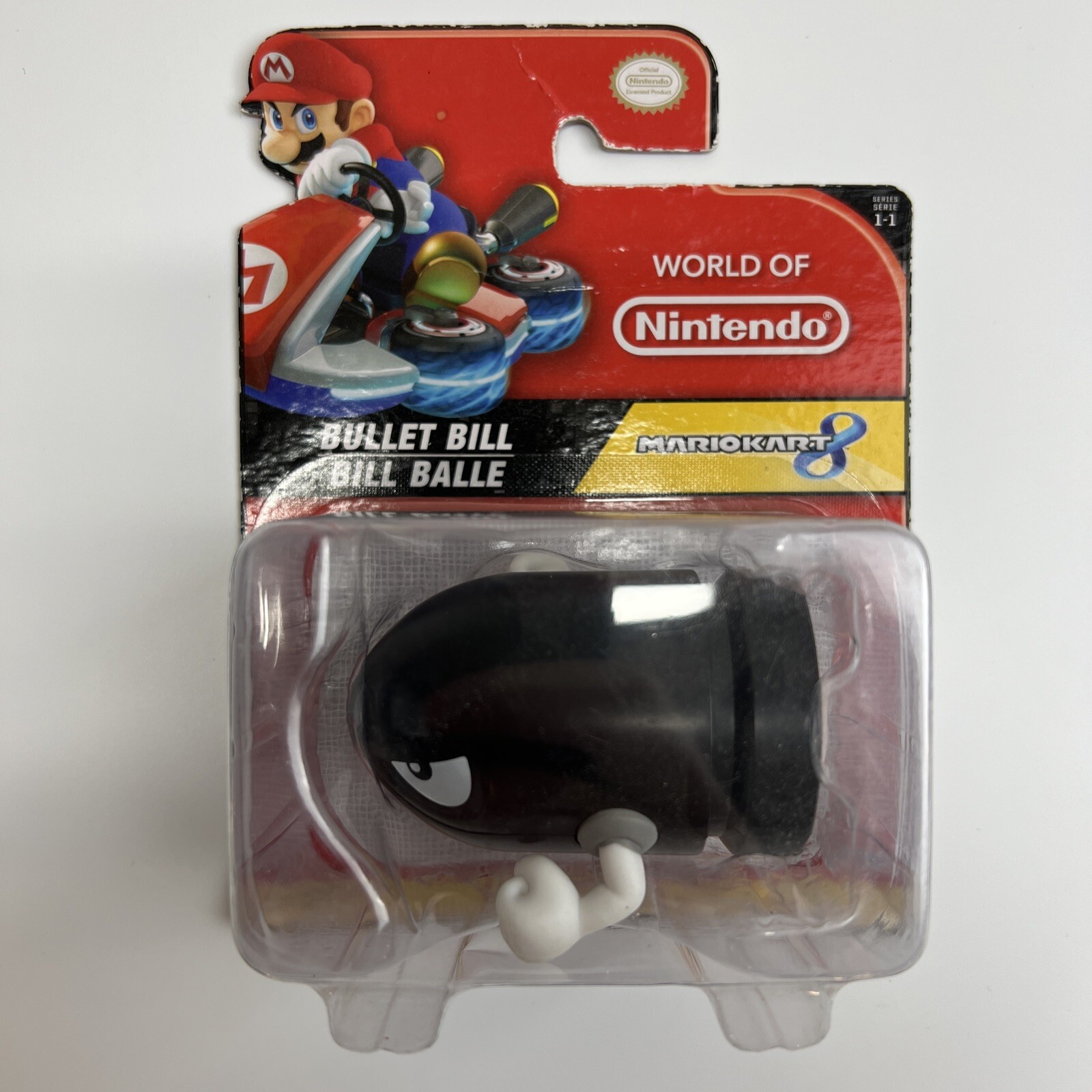 World of Nintendo Mariokart Bullet Bill 2.5” Figure Series 1-1 Jakks Pacific New