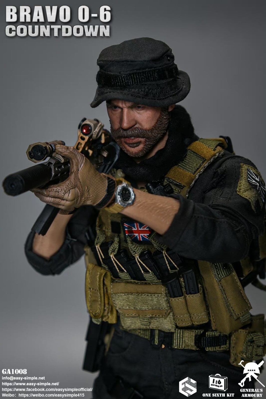 GA1008 1/6 John PriceGeneral&rsquo;s Armoury Male Action Figure Model Toy