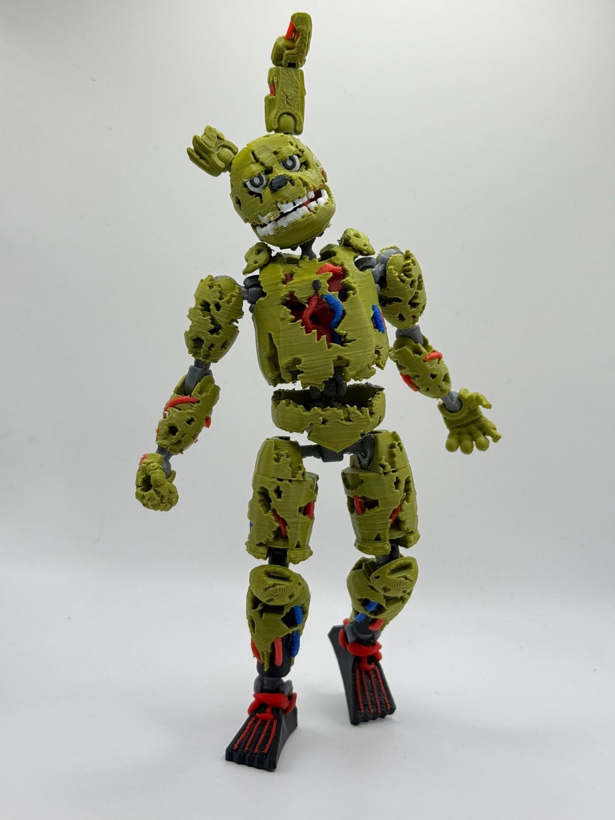 FNAF SpringTrap Action Figure, Action Collectible, Poseable Model Five Nights At