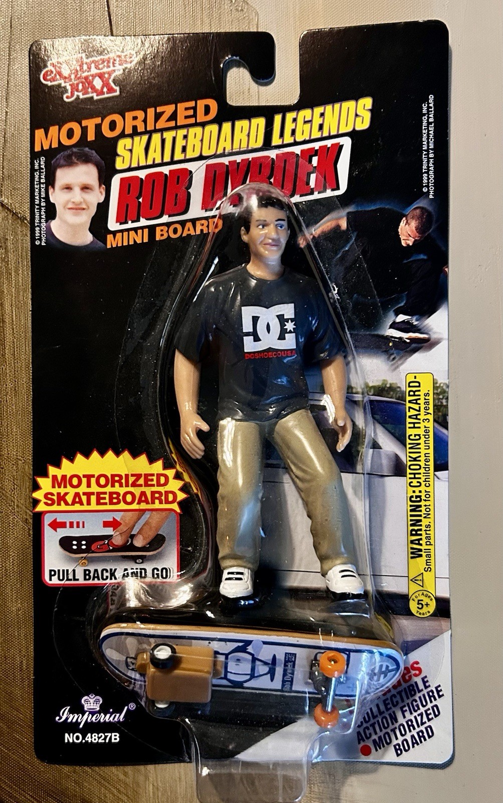 VINTAGE 1999 Rob Dyrdek Skateboard Legends Figure 🛹 1999 Exxtreme Joxx