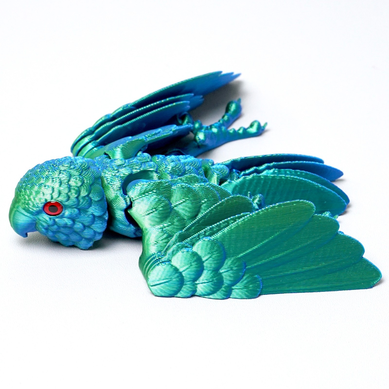 3D Printed Parrot Model,Articulated Animals figure,Fidget Toys Home Decor
