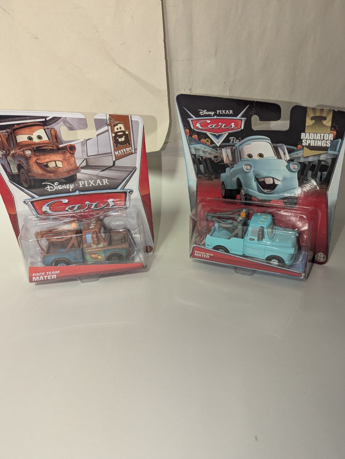 Disney Cars Lot Of 2 Maters Incl. Brand New Mater & Race Team Mater FREE SHIPP