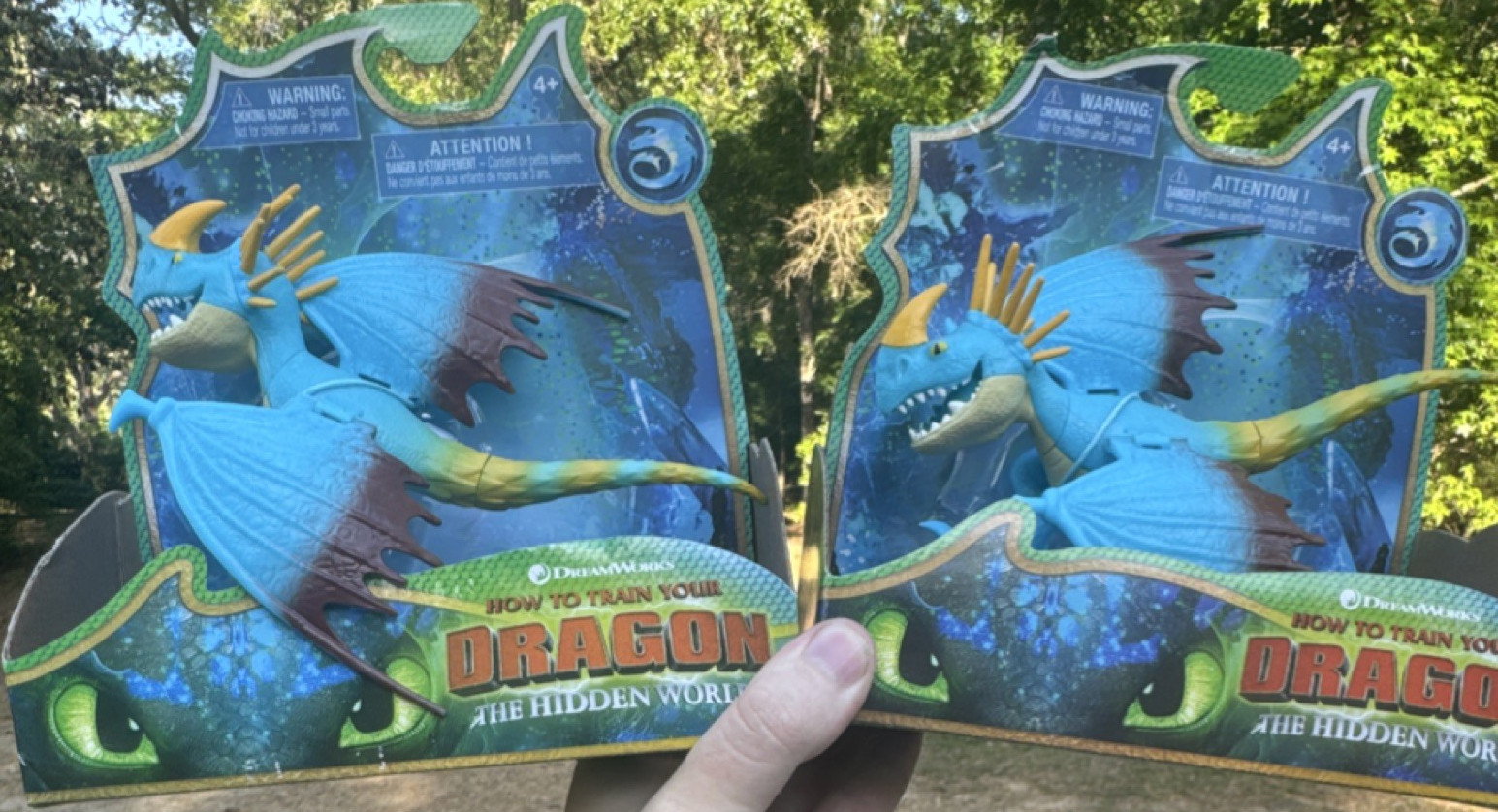 DreamWorks Stormfly Action Figure Blue Yellow Boxed Lot of 2 The Hidden World