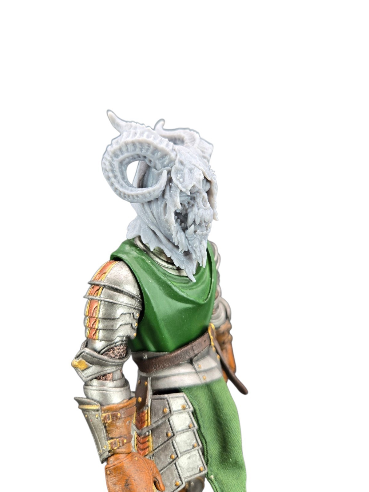 Custom 3d Printed Banshee (horns) Sculpt For Mythic Legions 1/12 Scale