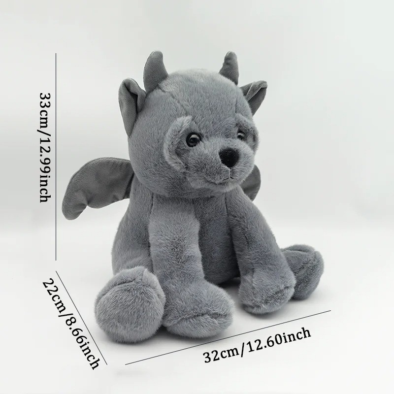 Build A Bear 2025 Lovable Legends Mini Beans Gargoyle Grey Plush Toy New