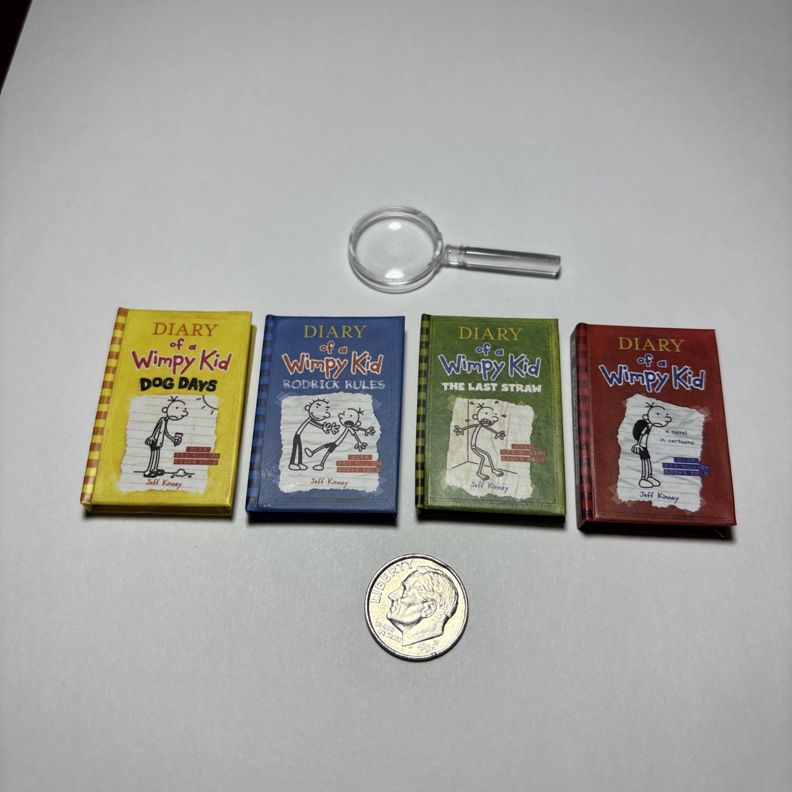 Zuru Mini Brands Books Series 1 Ultra Rare Diary Of A Wimpy Kid Lot Of 4 New
