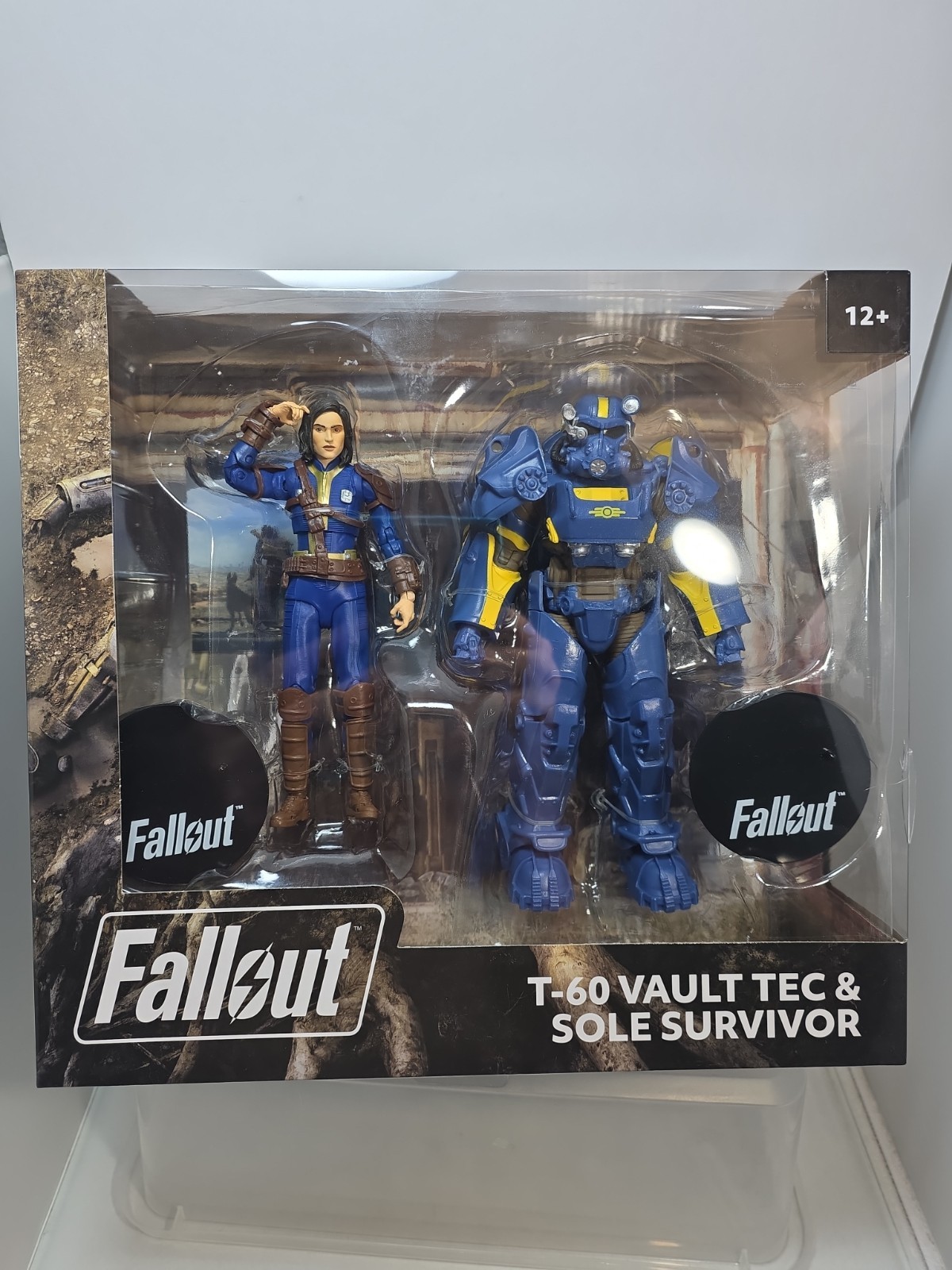 McFarlane Toys Fallout T-60 Vault-Tec & Sole Survivor Action Figure 2-Pack (A2)