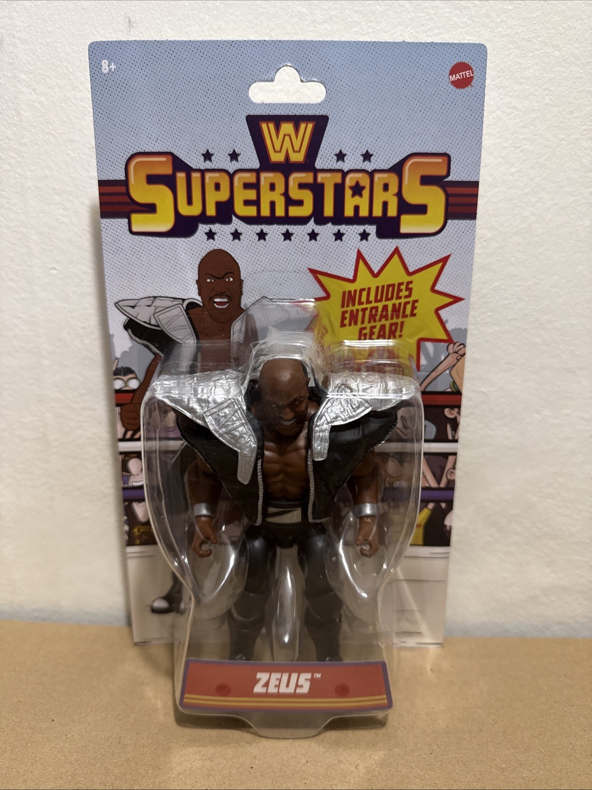 MATTEL WWE SUPERSTARS RETRO ZEUS THE HUMAN WRECKING MACHINE SERIES 14 EXCLUSIVE