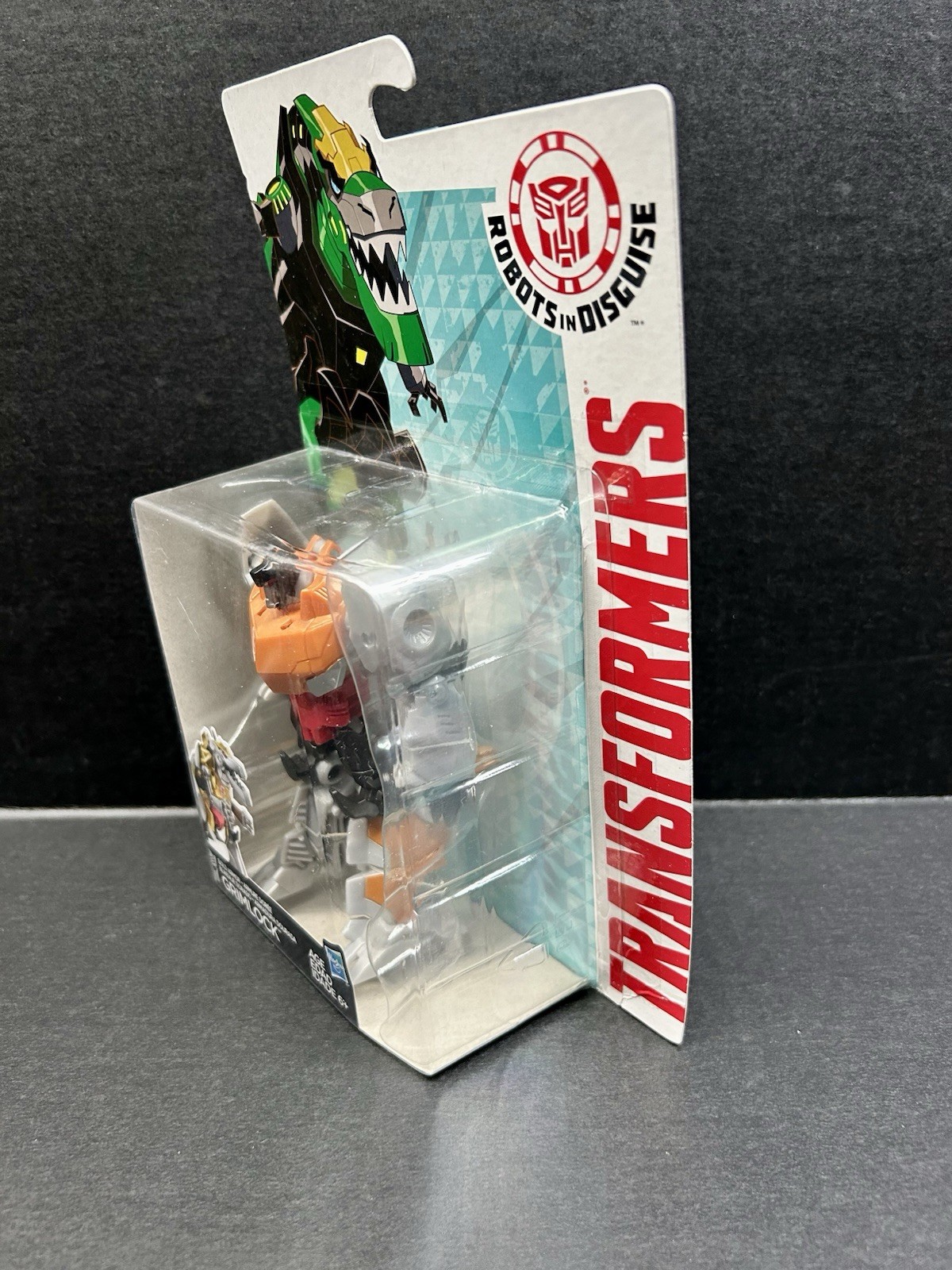 TRANSFORMERS Robots in Disguise 2015 Warrior GOLD ARMOR GRIMLOCK – MOSC!