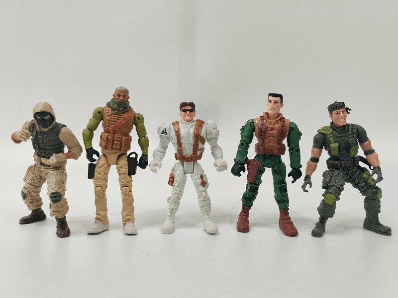 5pcs/lot the Corps Special Force Random Gi Joe Lanard Action Figure Toy 3.75&Prime; 08
