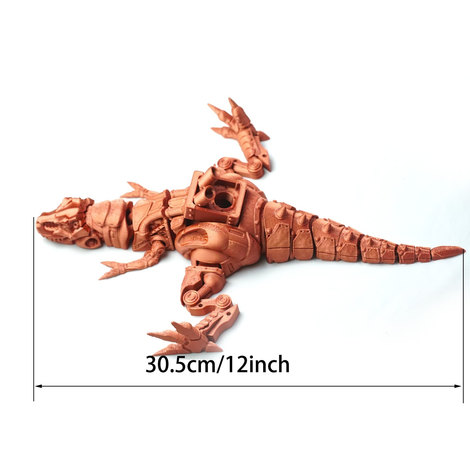 12inch 3D Printed Dinosaur Model,Articulated Animals Figure,Toys Home Decor
