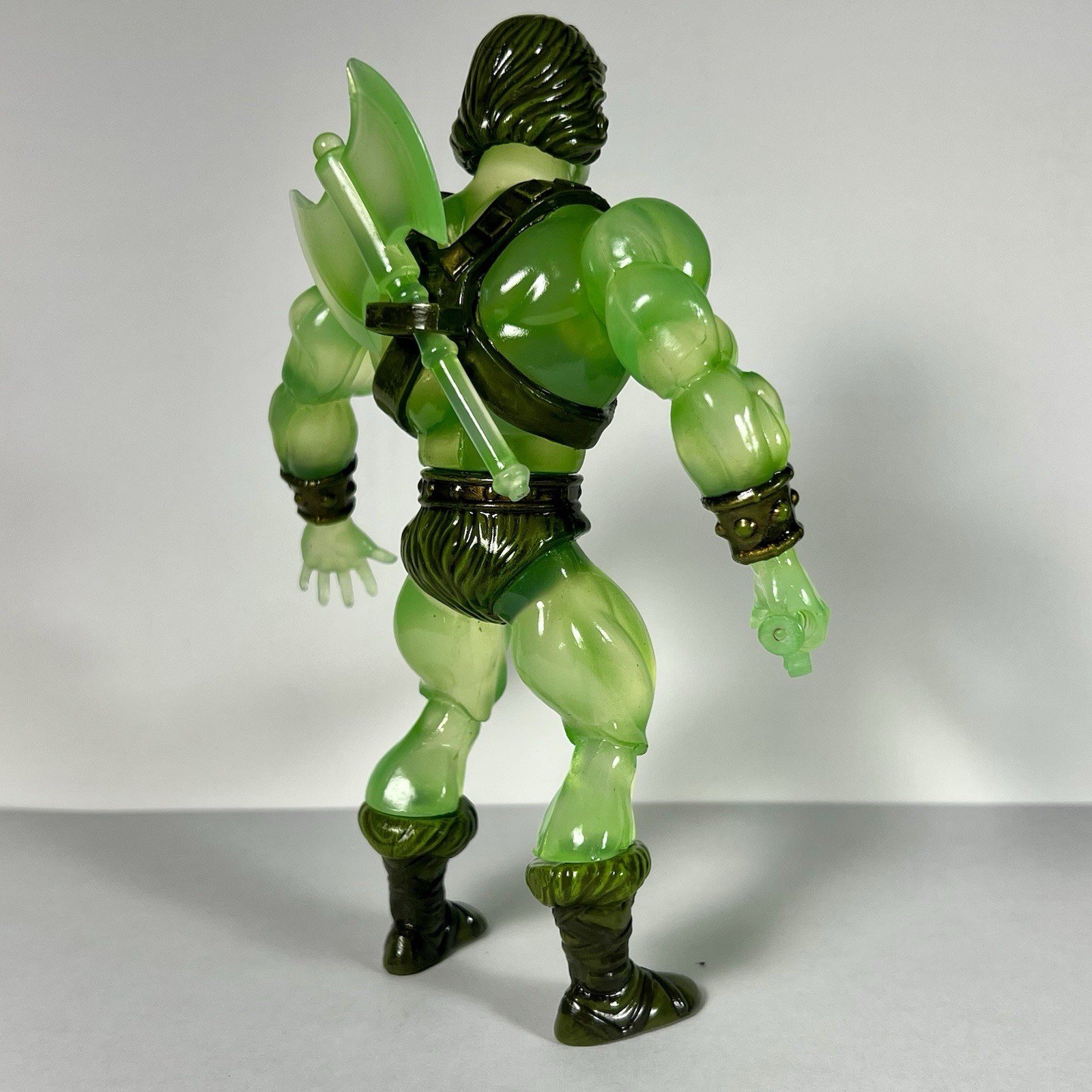 BOTC Custom Slime Pit Dude Transparent Resin Action Figure Prototype MOTU Heman