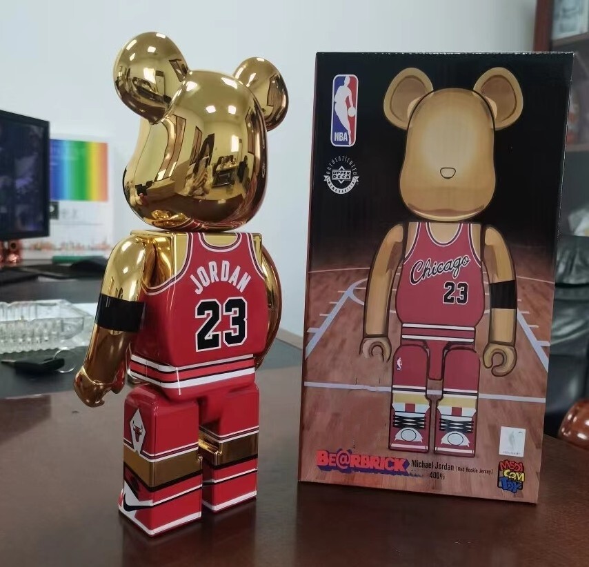 400% Bearbrick Michael Jordan Chicago No.23 Jersey Action Figure Deco Art Toy