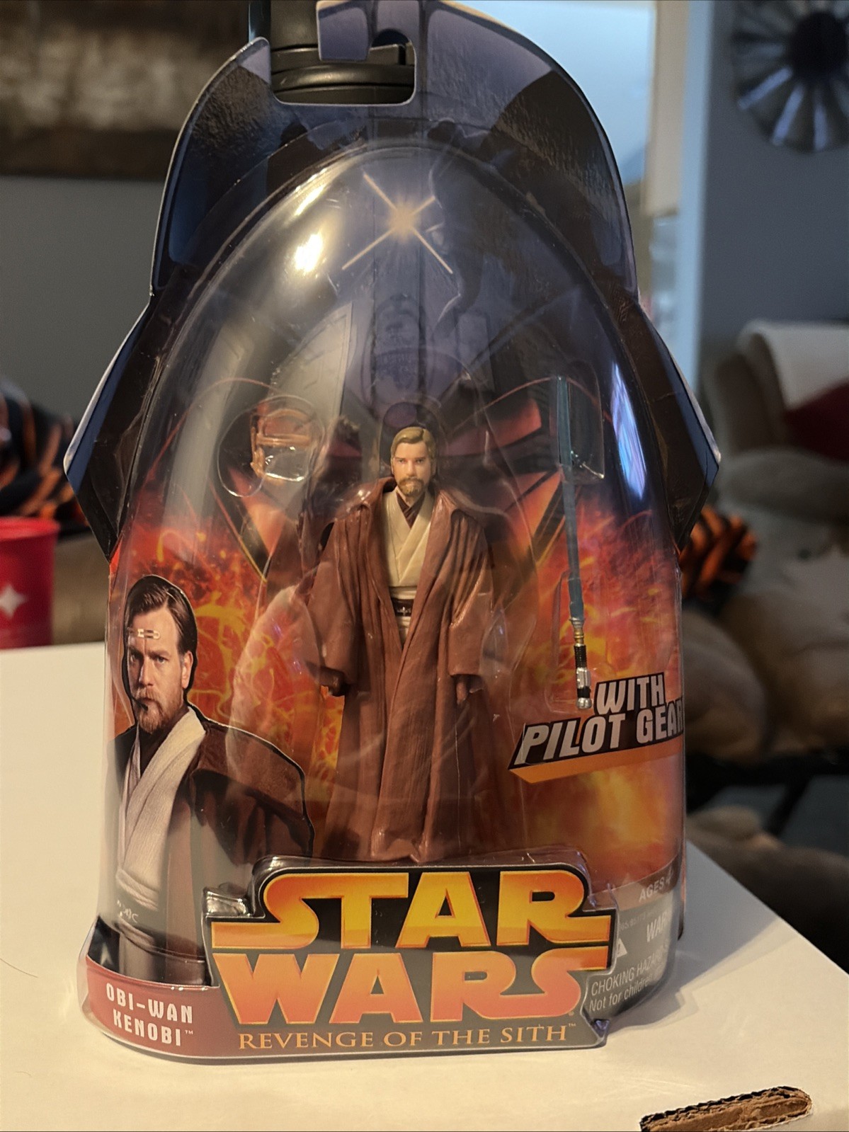 Star Wars Revenge Of The Sith Obi-Wan Kenobi with Pilot Gear Action Figure #55