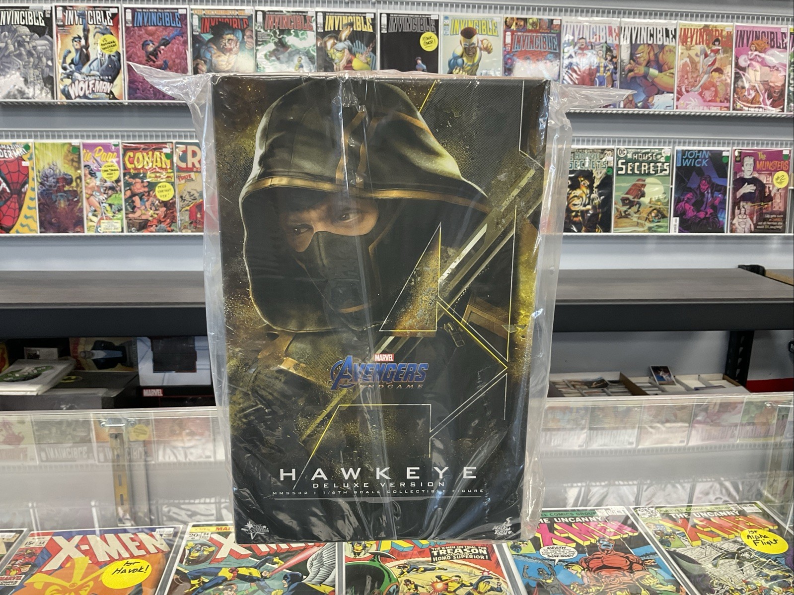 Hot Toys Avengers Endgame Hawkeye MMS532 1/6 Figure Most Acces Unused US Seller