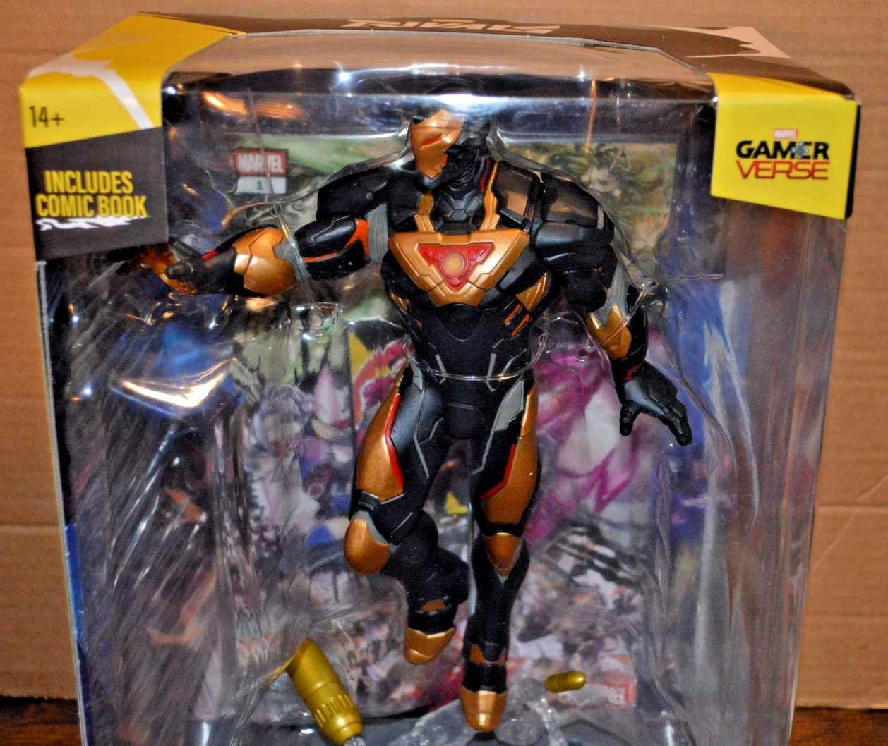 McFarlane Marvel Rivals Iron Man PLATINUM EDITION CHASE Black & Gold 1:6 Statue
