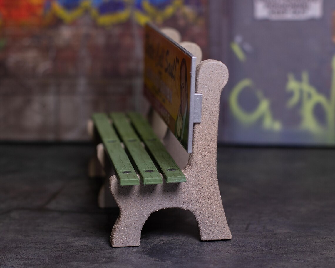 Miniature Better Call Saul Bench Action Figure Dollhouse Scale Gift Breaking Bad