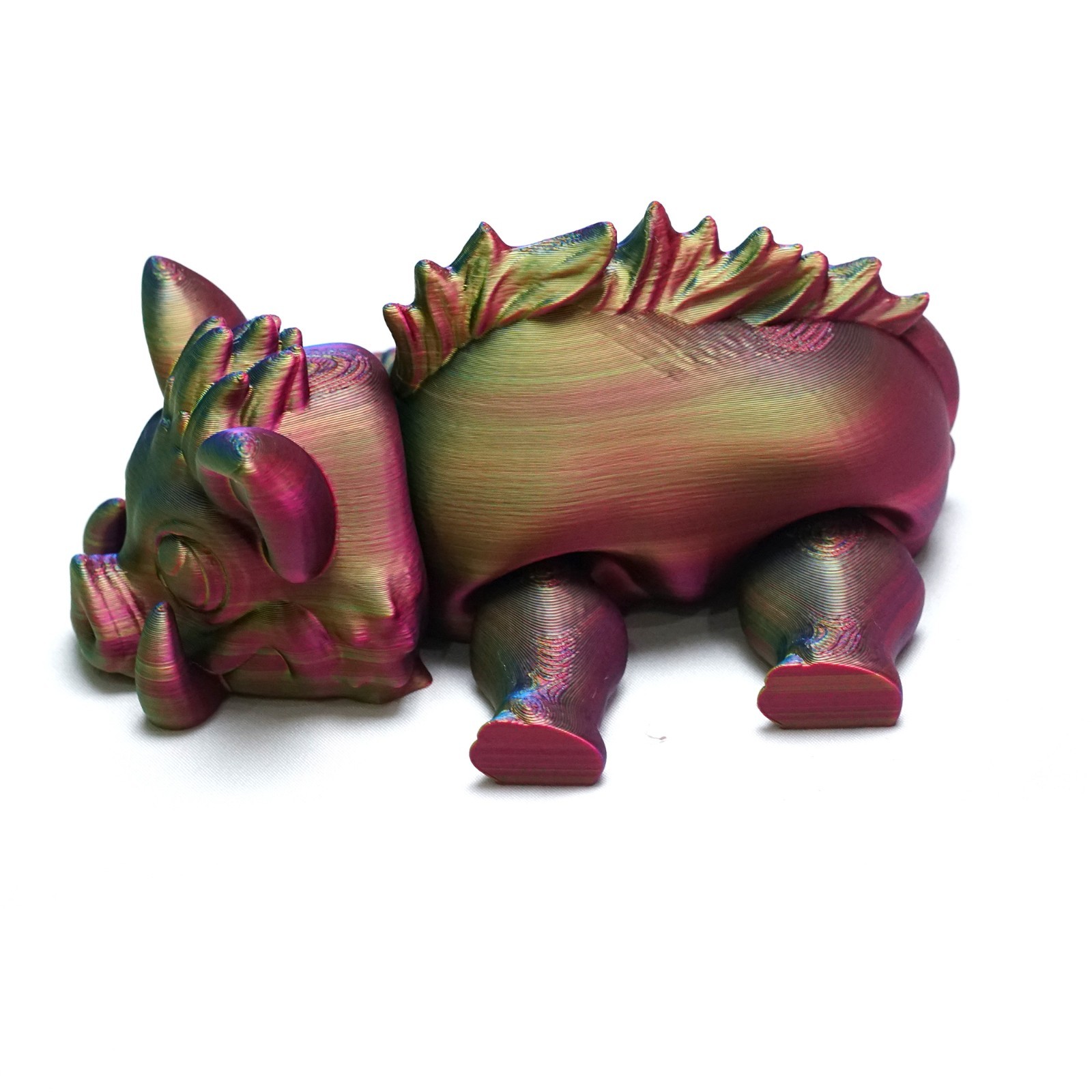 3D Printed Wild Boar Model,Articulated Animals Figure,Fidget Toys Home Decor
