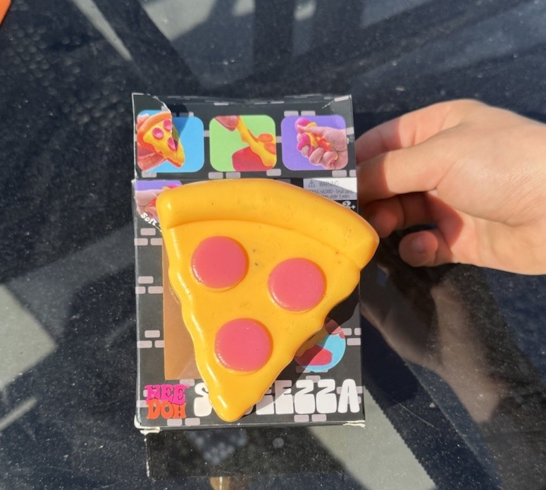 Nee Doh Squeezza Pizza Squishy Toy Super Soft Cheesy Stress Toy NEW TikTok Viral