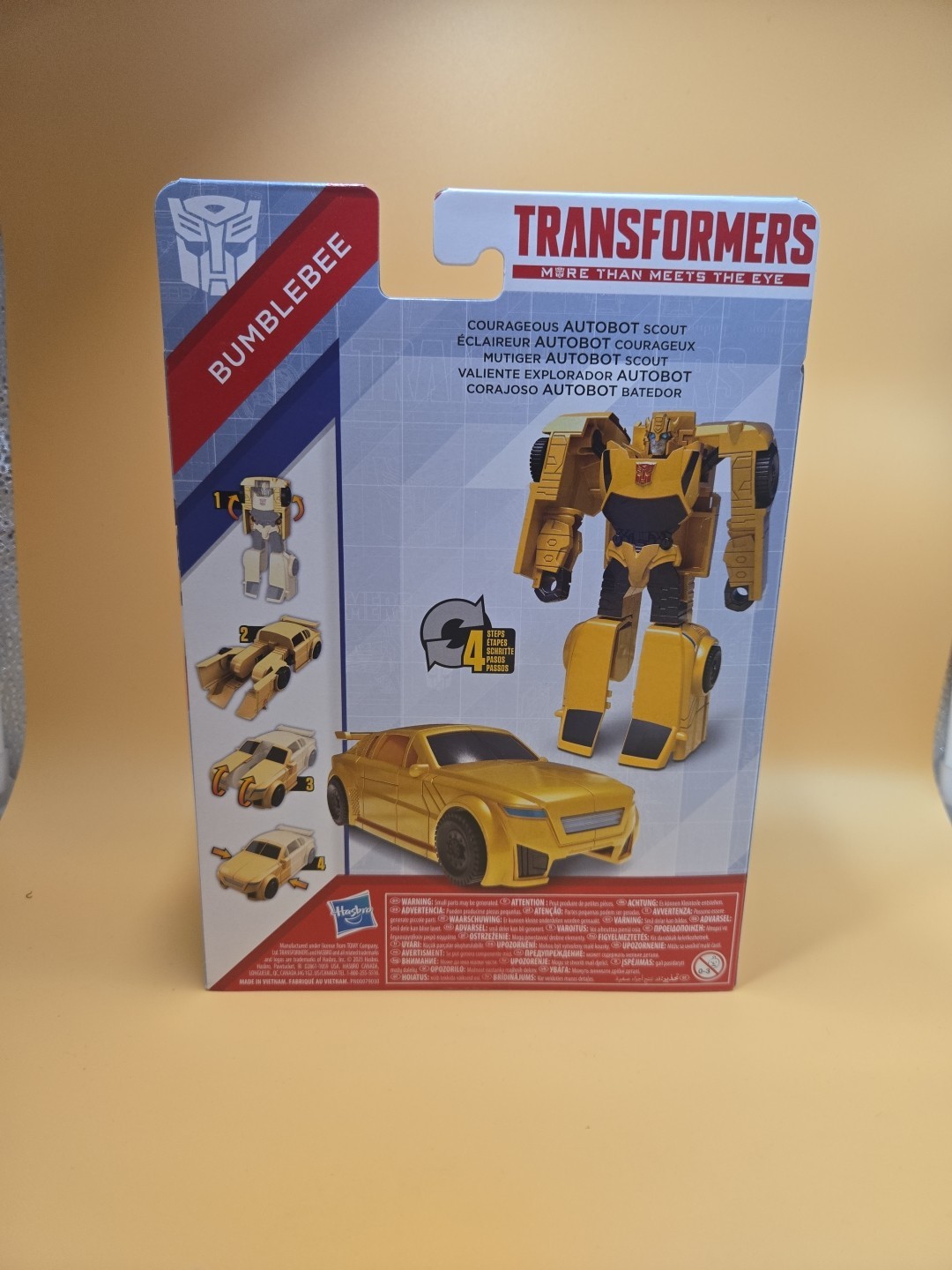 Hasbro More Than Meets The Eye Transformers Autobot Bumblebee Action Figure NEW