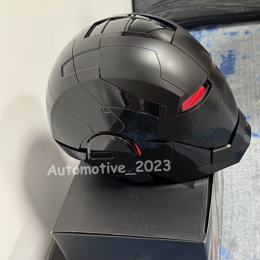 US Iron Man Full Black MK5 Helmet Autoking Wearable Voice-control Transform Mask