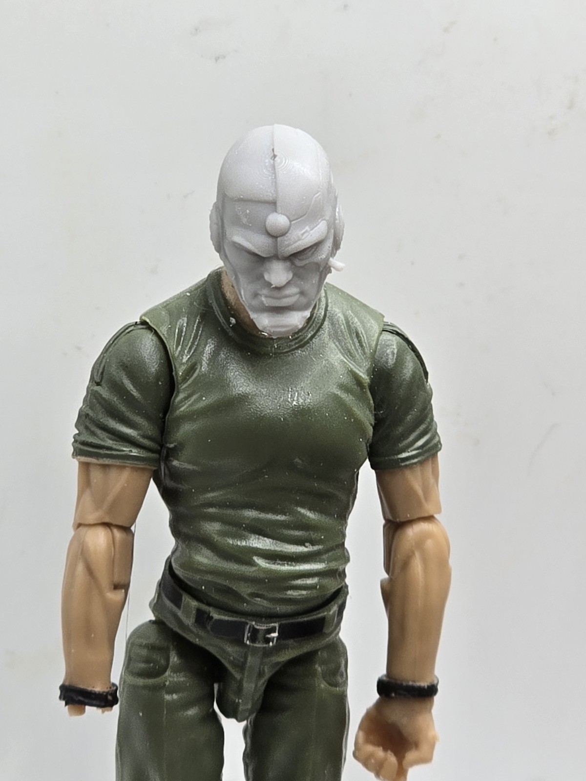 3d Printed Cyborg Teen HEAD 1:18 3 3/4&Prime; GI Joe 25th Anniversary B128