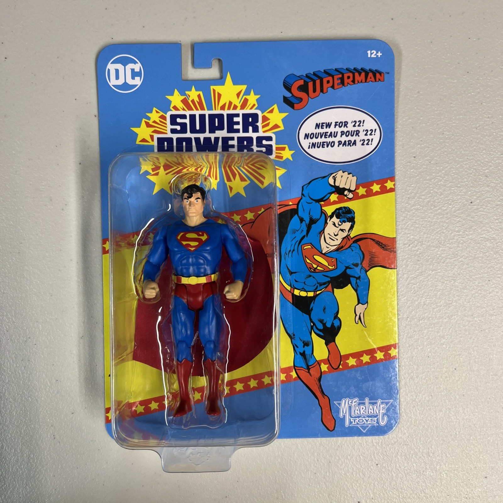 DC Super Powers Wave 1 SUPERMAN Figure McFarlane Toys PLZ READ DESCRIPTION