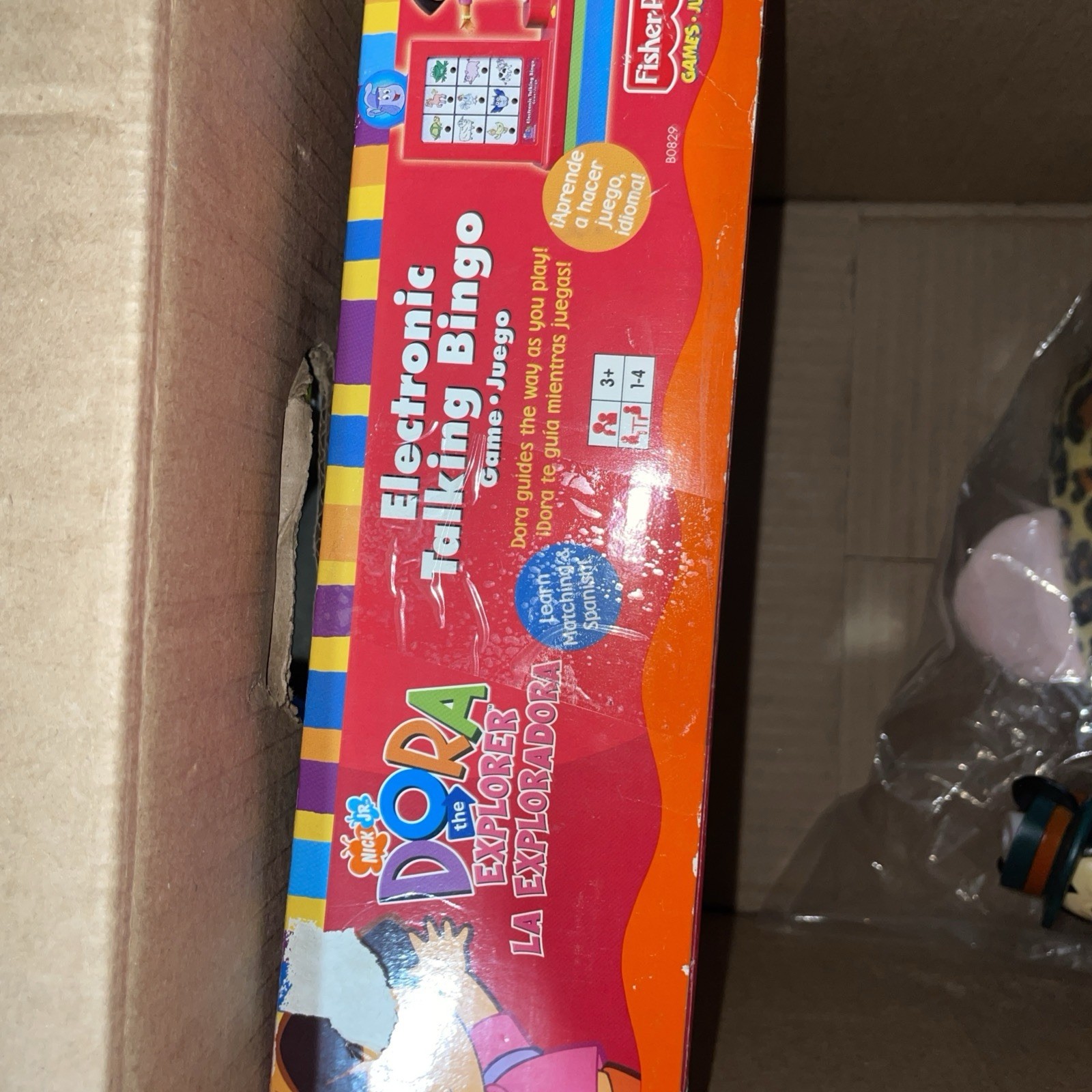 Dora The Explorer Electronic Talking Bingo Fisher Price 2002 New In Box