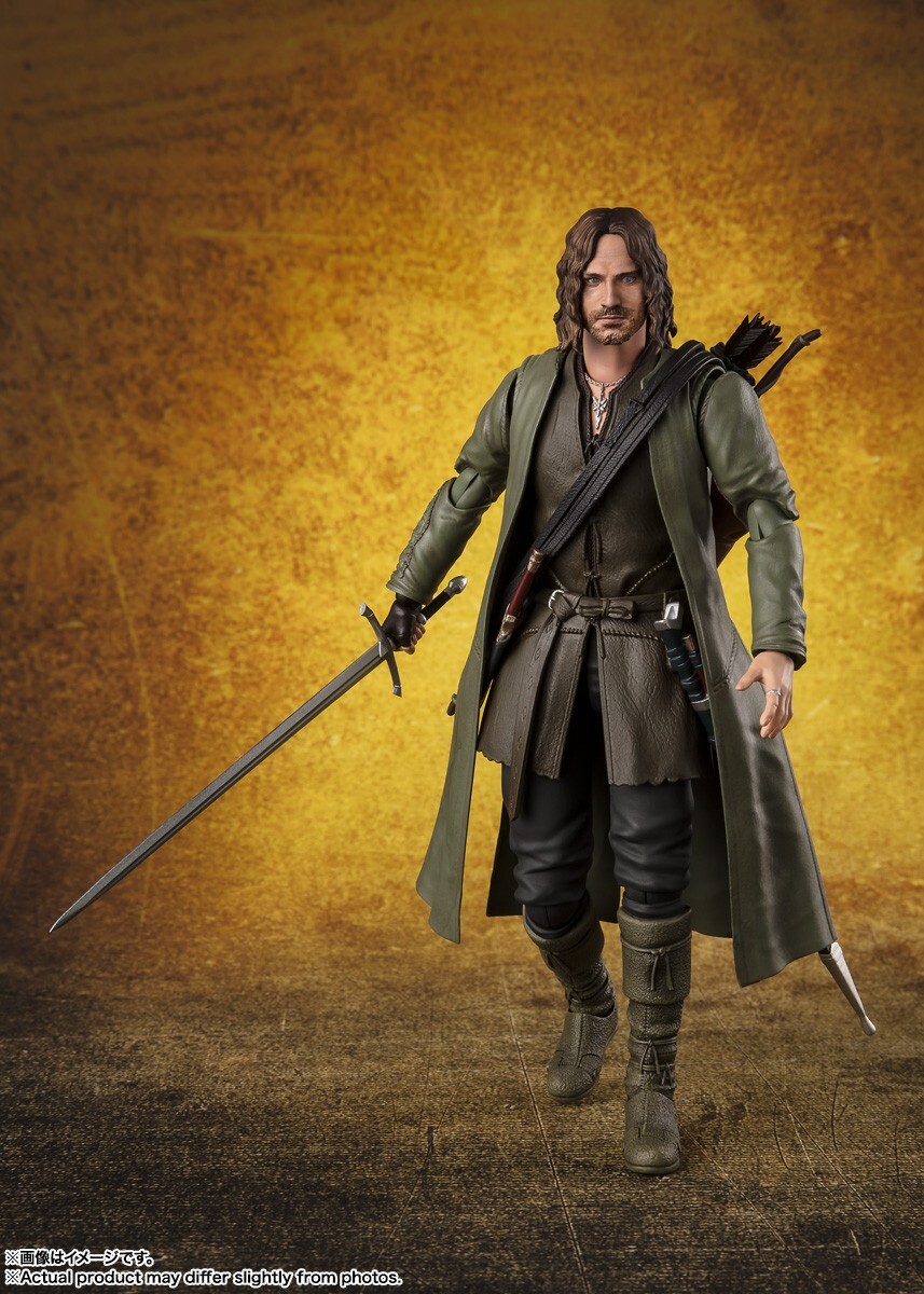 BANDAI S.H.FIGUARTS THE LORD OF THE RINGS ARAGORN 155mm ACTION FIGURE