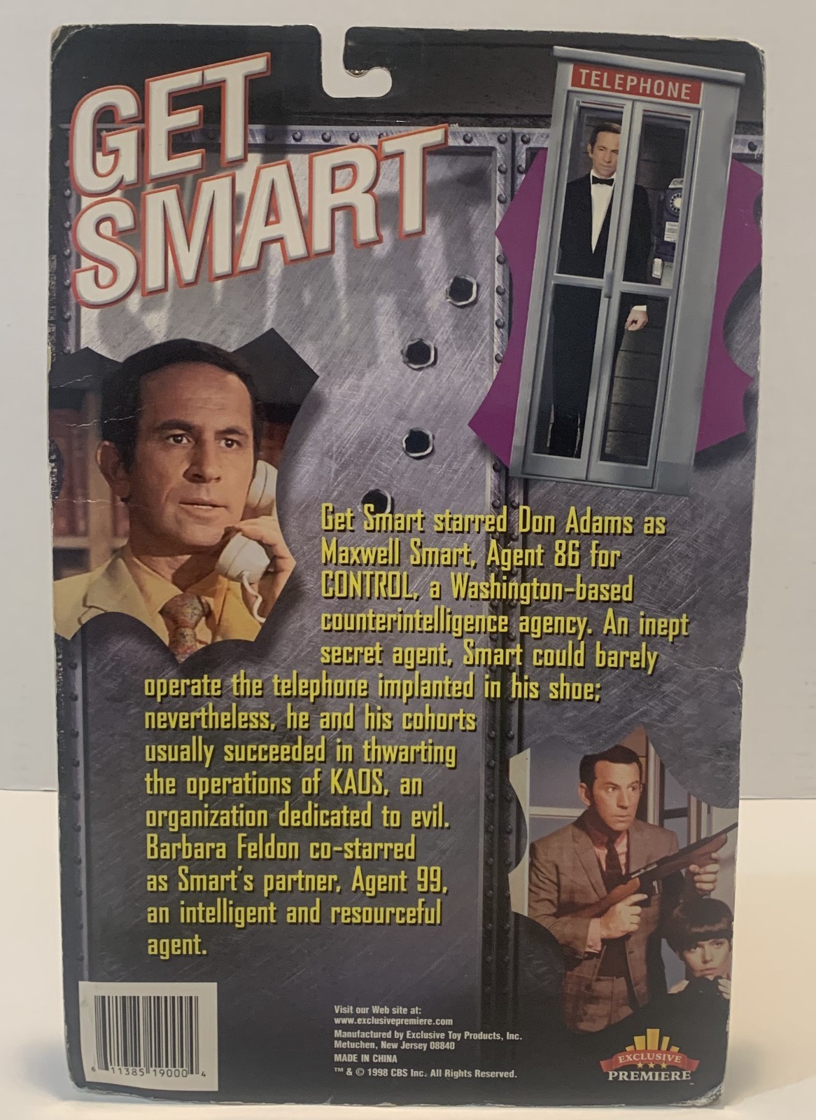 NEW Get Smart Maxwell Smart Action Fig. Limited Edition Collectors Series 1998