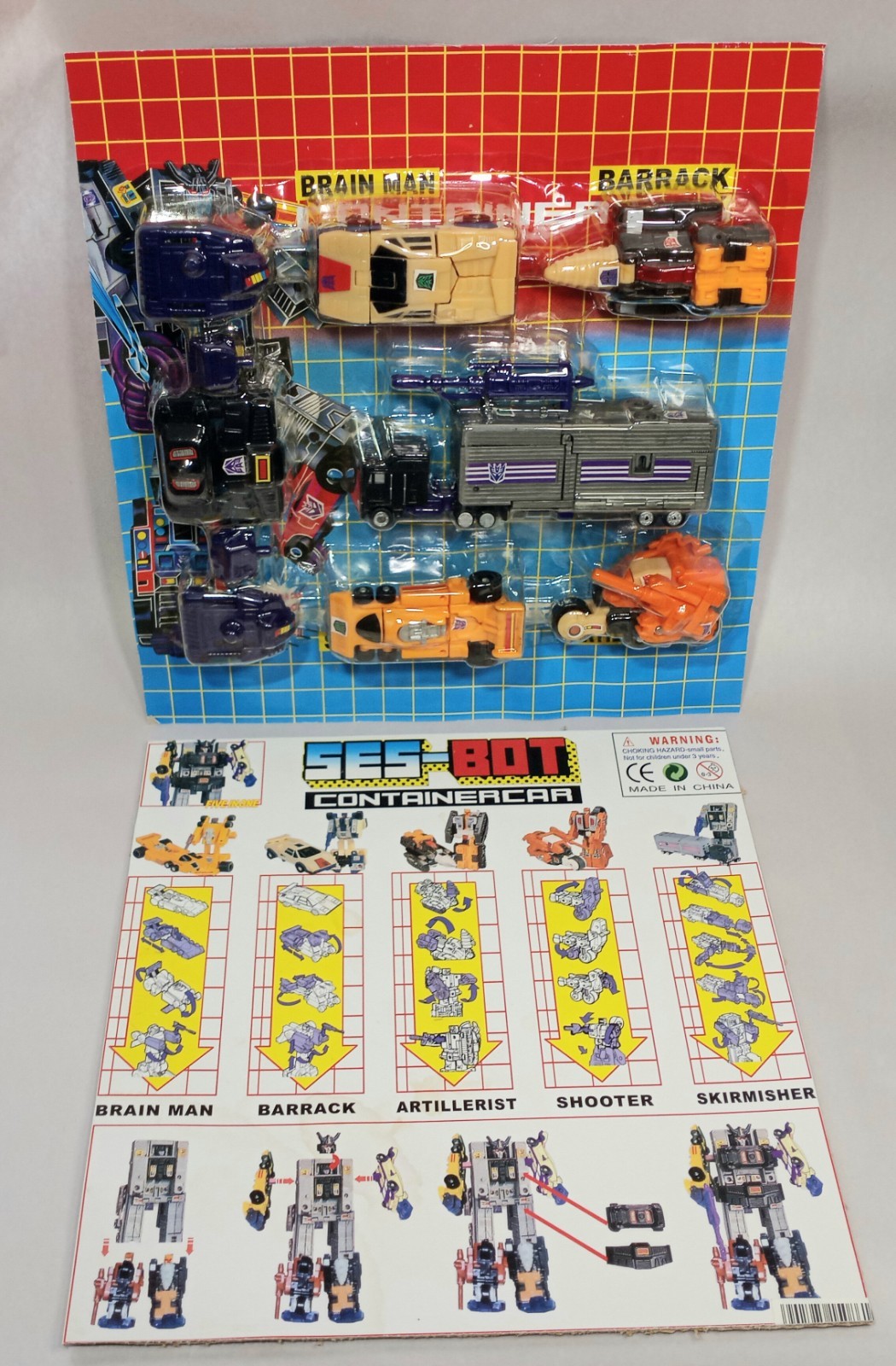 Vtg Rare Y2k Transformer KO Combiner Gestalt Menasor Sealed No Box Robot Set
