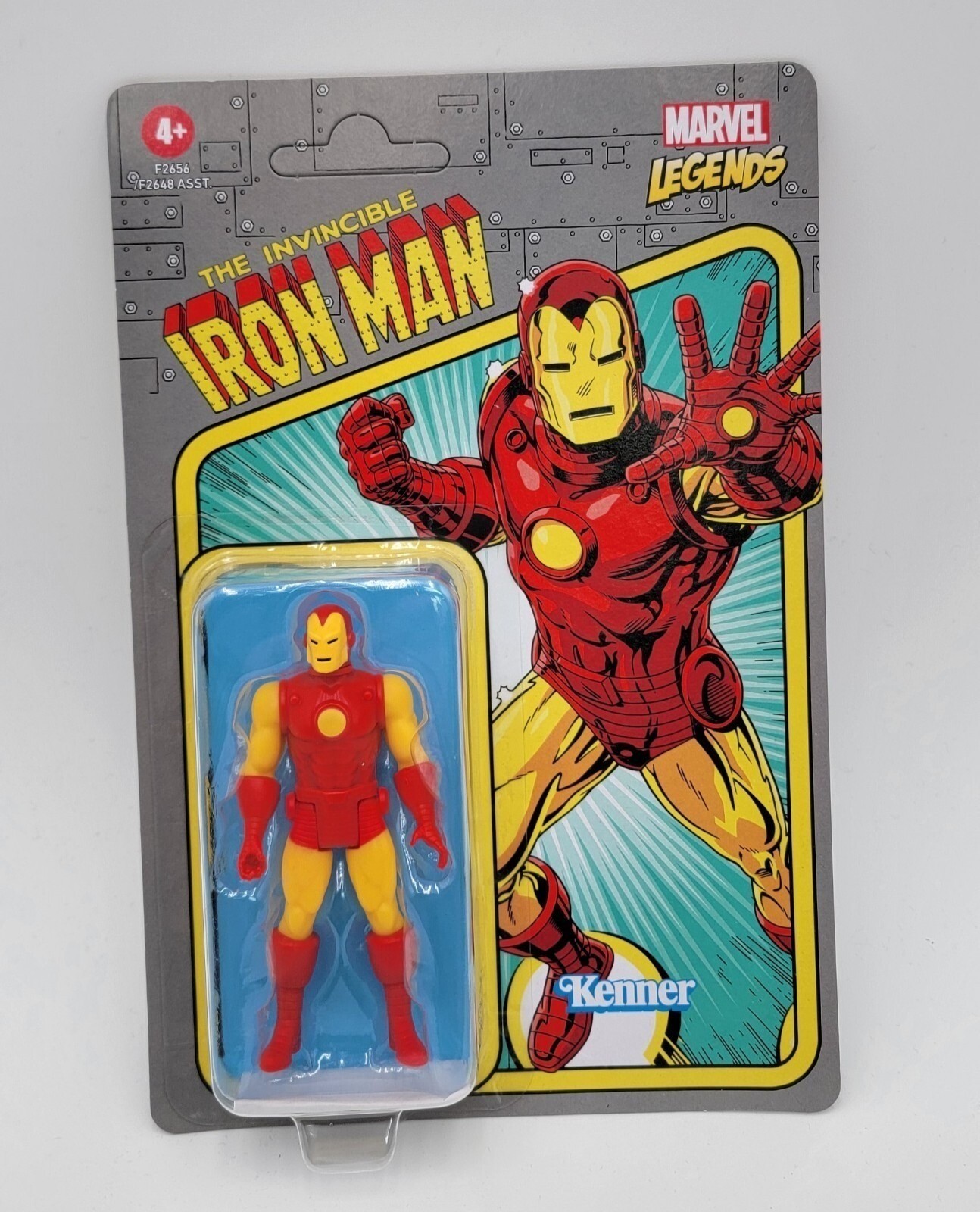 Marvel Legends Retro – Iron Man – 3.75&Prime; Action Figure – Hasbro – Brand New