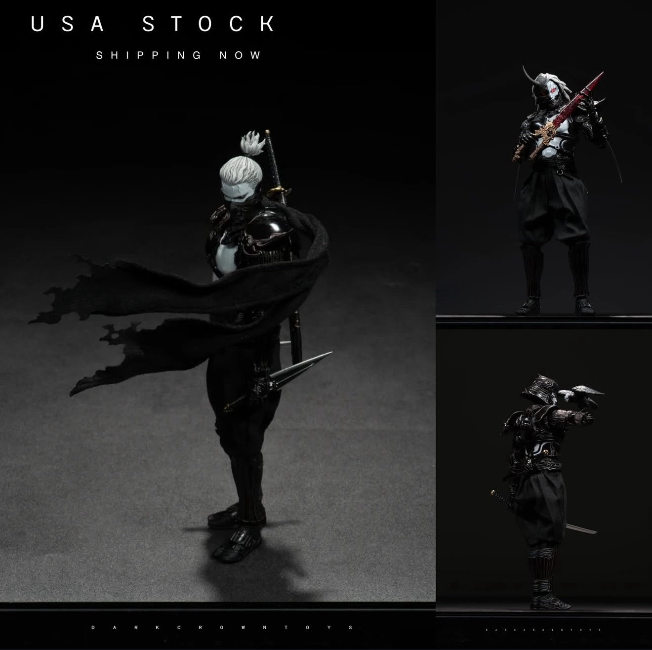 Dark Crown Toys Burning Souls Immortal Shura Kagekura Double Version figures
