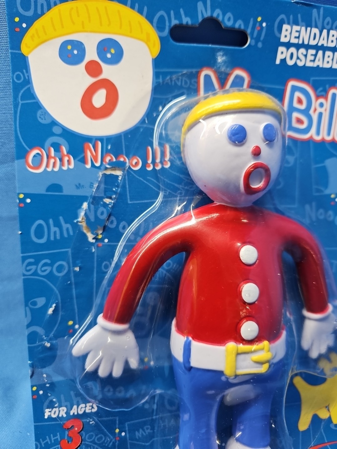 Brand New in Package Mr Bill Bendable Poseable NJ Croce
