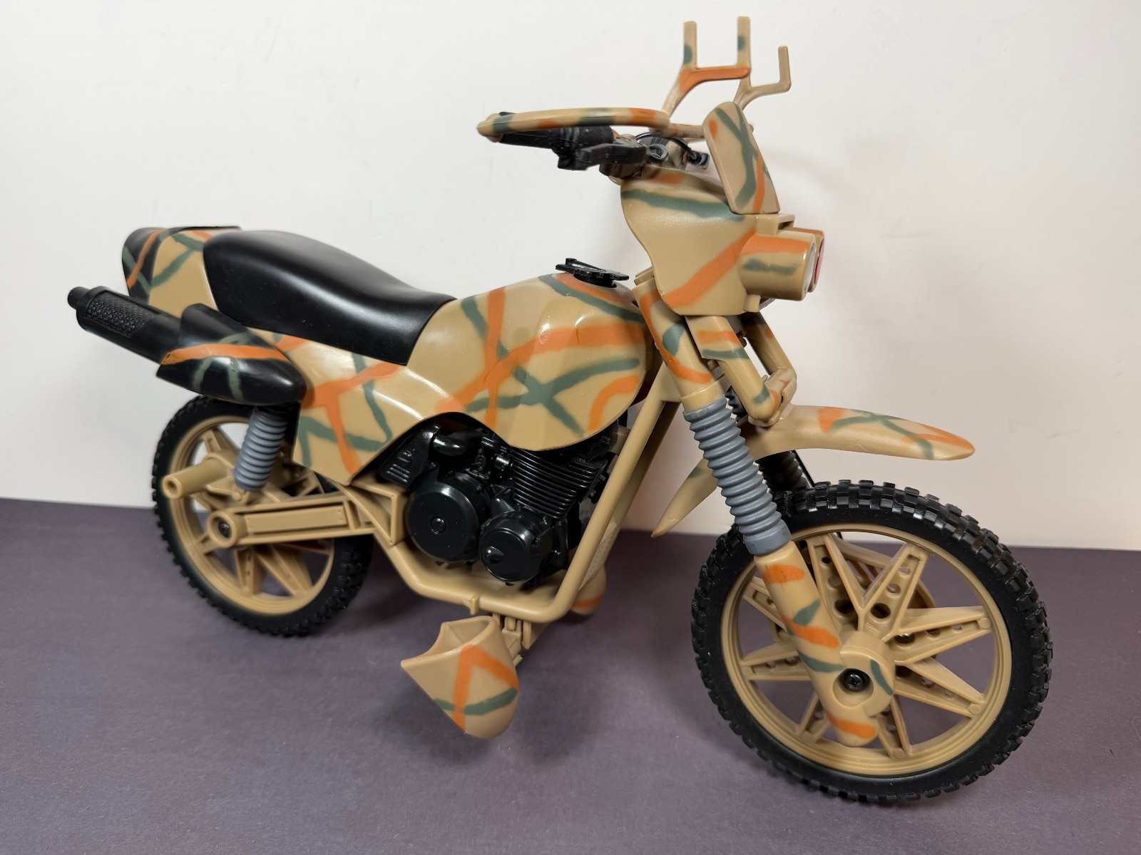 GI Joe ARMY RANGER ATTACK CYCLE 12&Prime; Action Figure 1/6 Scale Motorcycle 2002