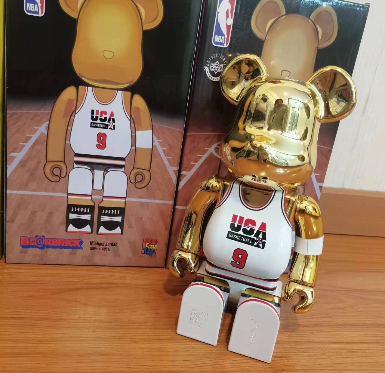 400% Bearbrick Michael Jordan Chicago No.23 Jersey Action Figure Deco Art Toy