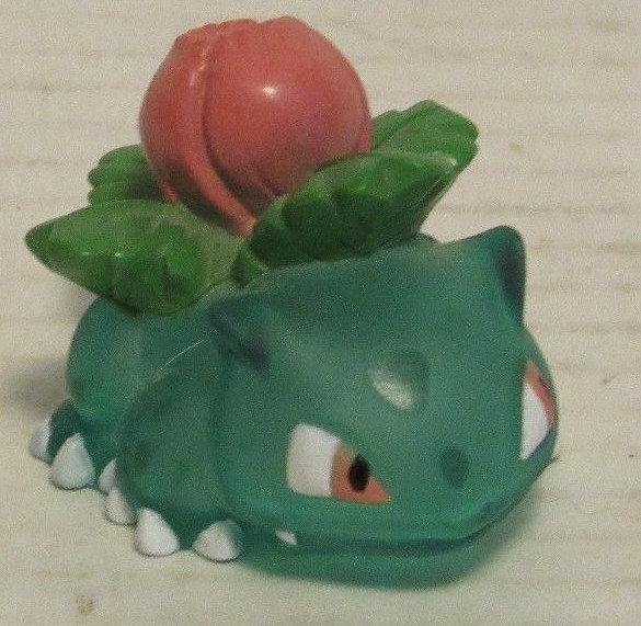 1997 Pokemon Finger Puppet Clear Ivysaur Gotta Catch Them All Nintendo Bandai