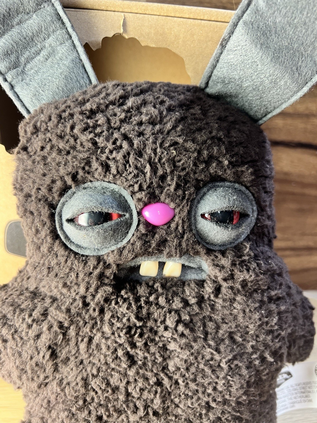 Fuggler Spin Master Funny Ugly 9&Prime; Plush Rabid Rabbit Variant 2 – RARE RETIRED