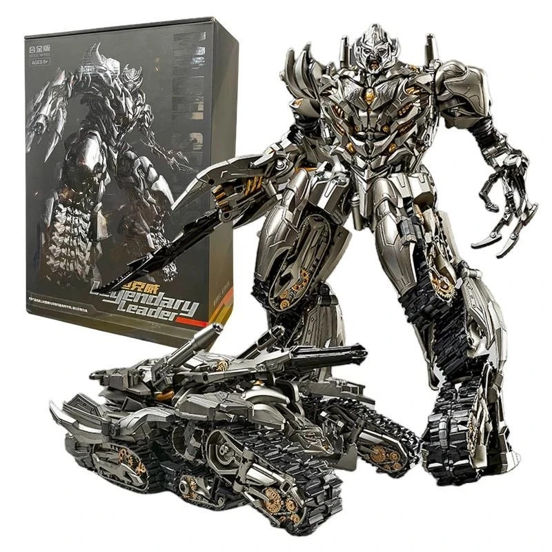 Transformer Robot Movie Large Size Partial Alloy Tank Megatron Action Figure 28c