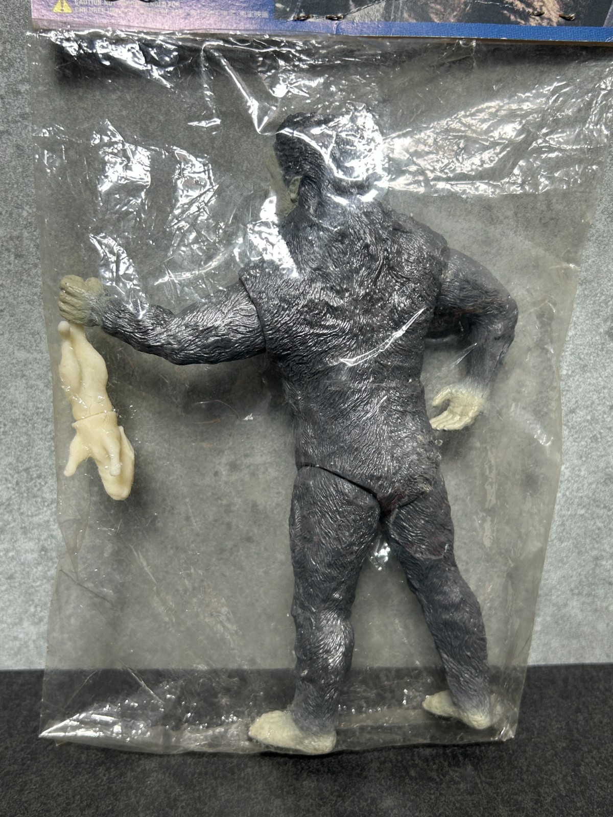 X-PLUS Half Human Yeti Sofubi 7&Prime; Soft Vinyl Figure TOHO 1998 w/ Header & Bag