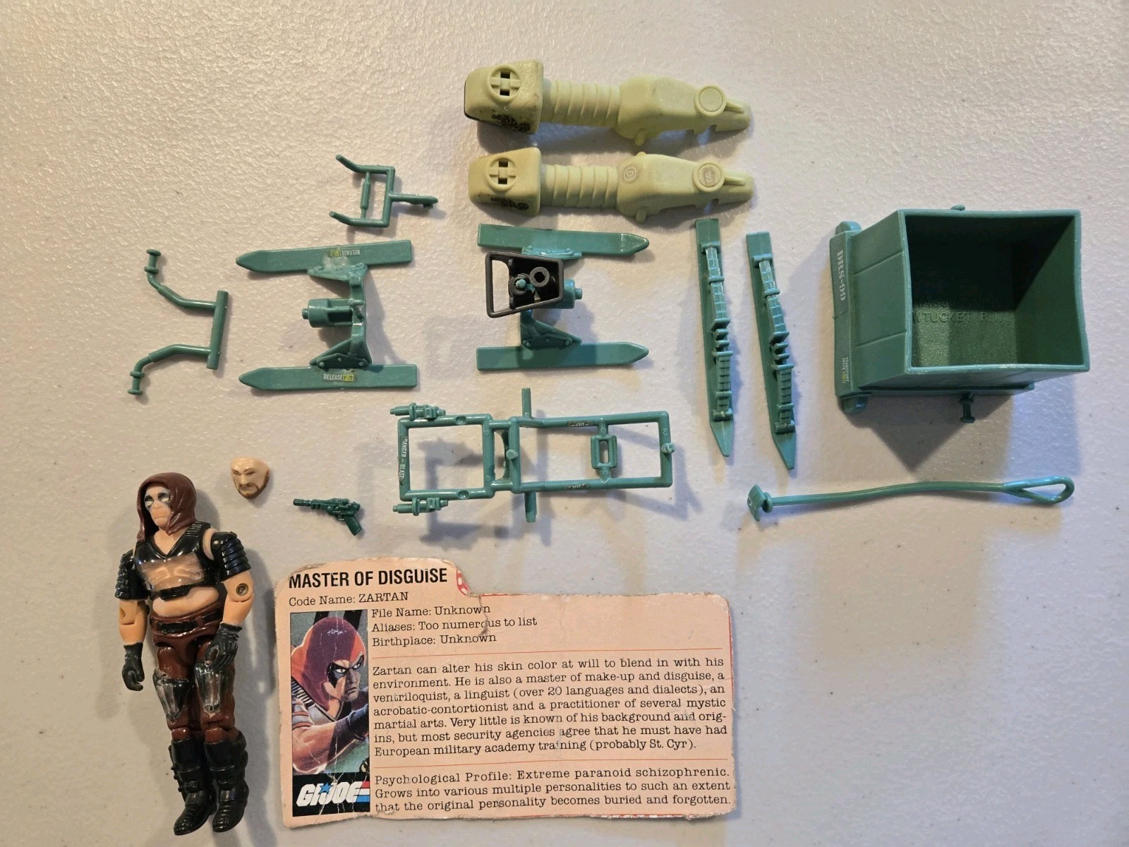 G.I. Joe Zartan With Chameleon Swamp Skier Hasbro ARAH 1984